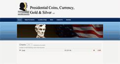 Desktop Screenshot of presidentialcoinandcurrency.com